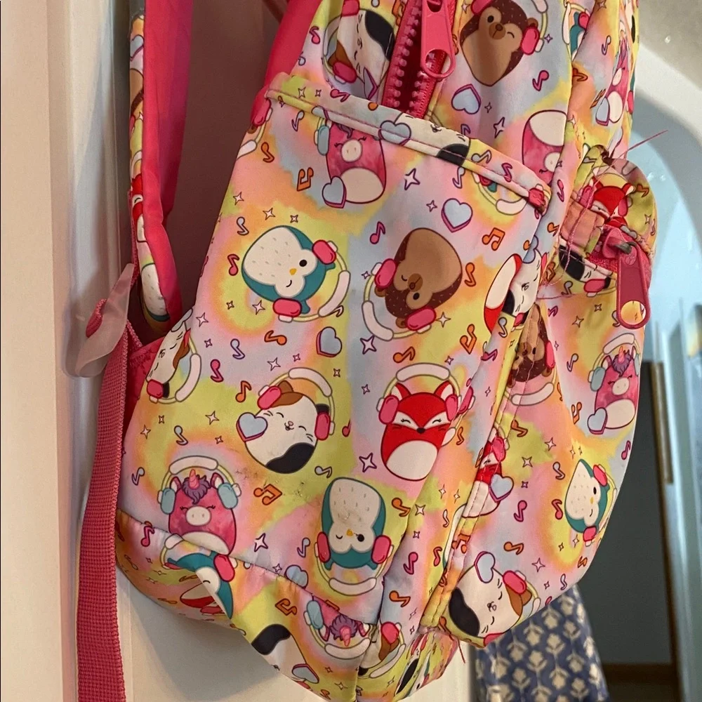 Squishmallow Character Print Backpack